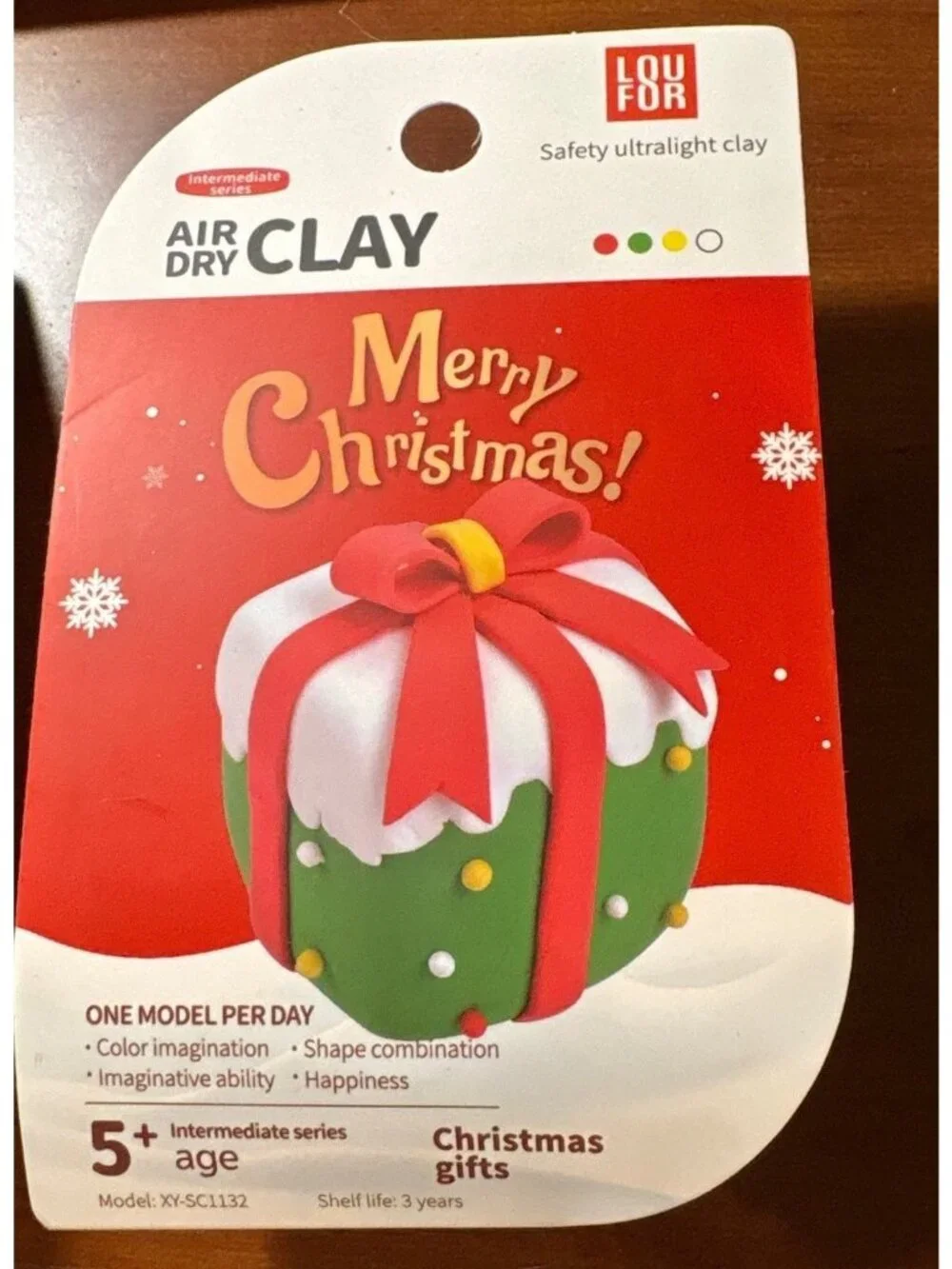 Merry Christmas Air Dry Clay 2 Set For Kids 5+ Years Christmas Snowhouse & Gifts